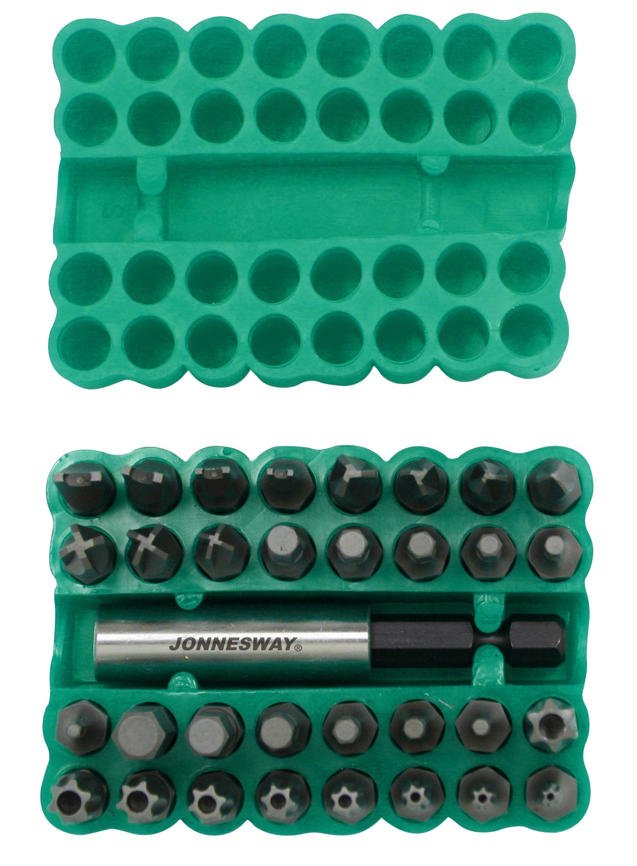 Jogo porta bits com 33pcs 1/4"