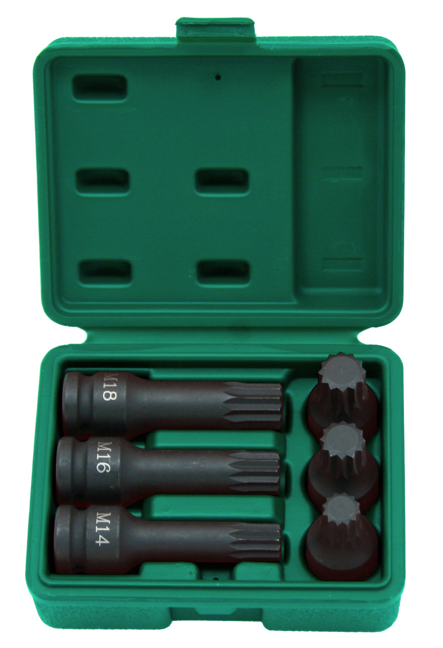 Jogo de 6 chaves impacto XZN de 1/2"