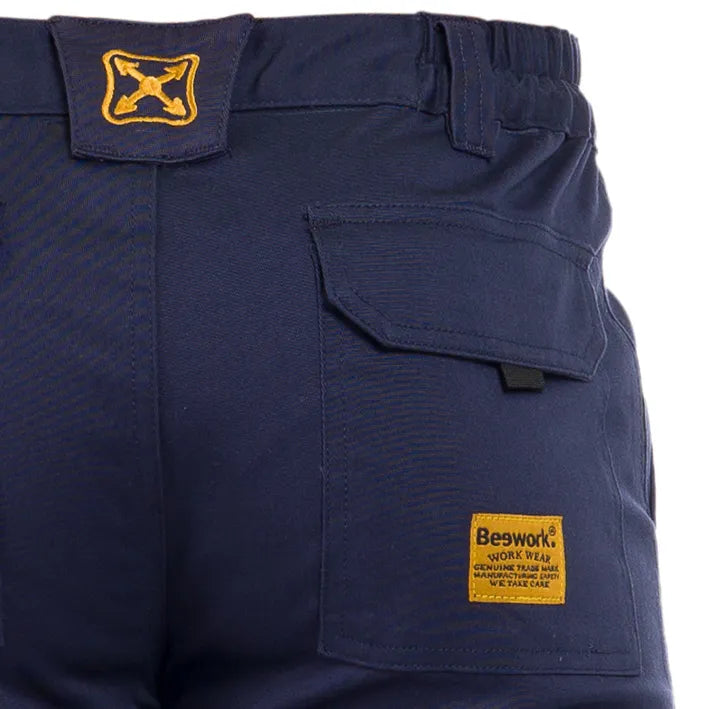 Calça elástica TRACK NAVY (1 UNIDAD)