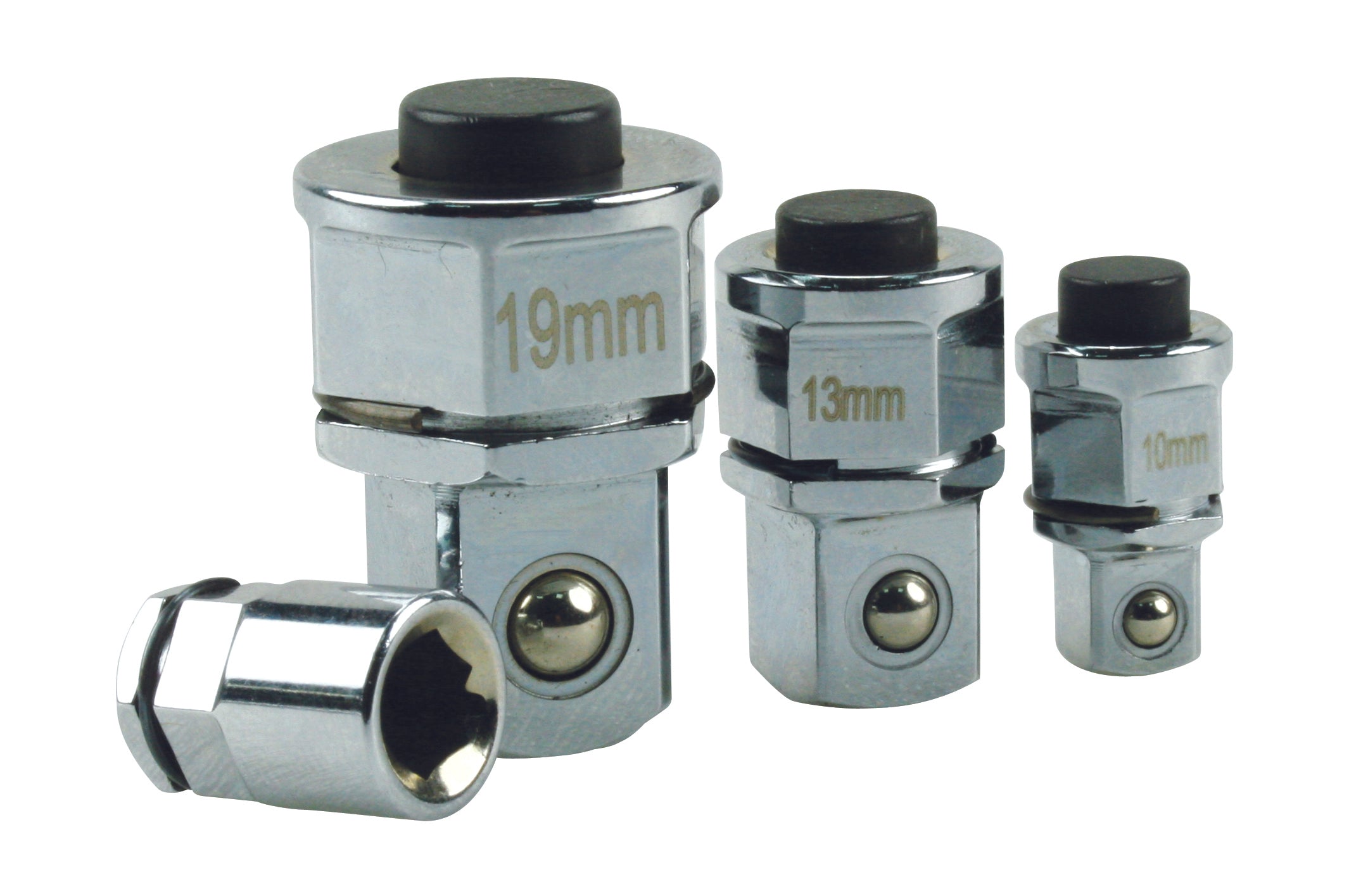Conjunto de 4 adaptadores 1/4", 3/8", 1/2"