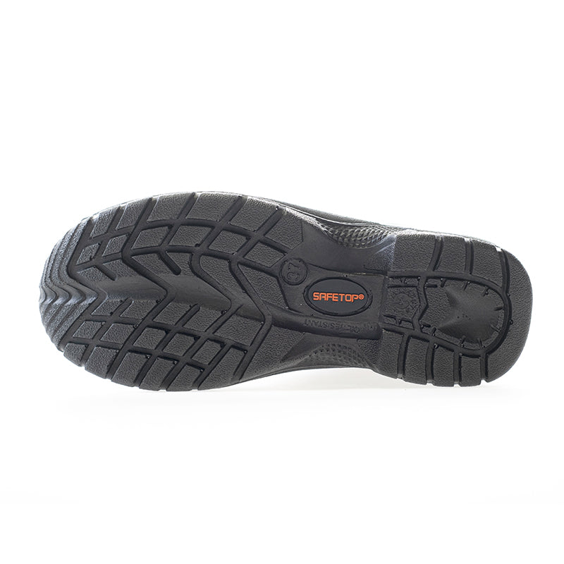 ABELIO, bota de couro bovino com cadarço S1P