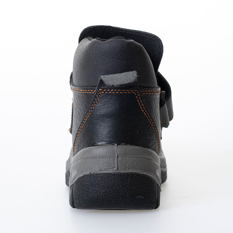 AMIO, bota S3, velcro e cadarços internos soldados