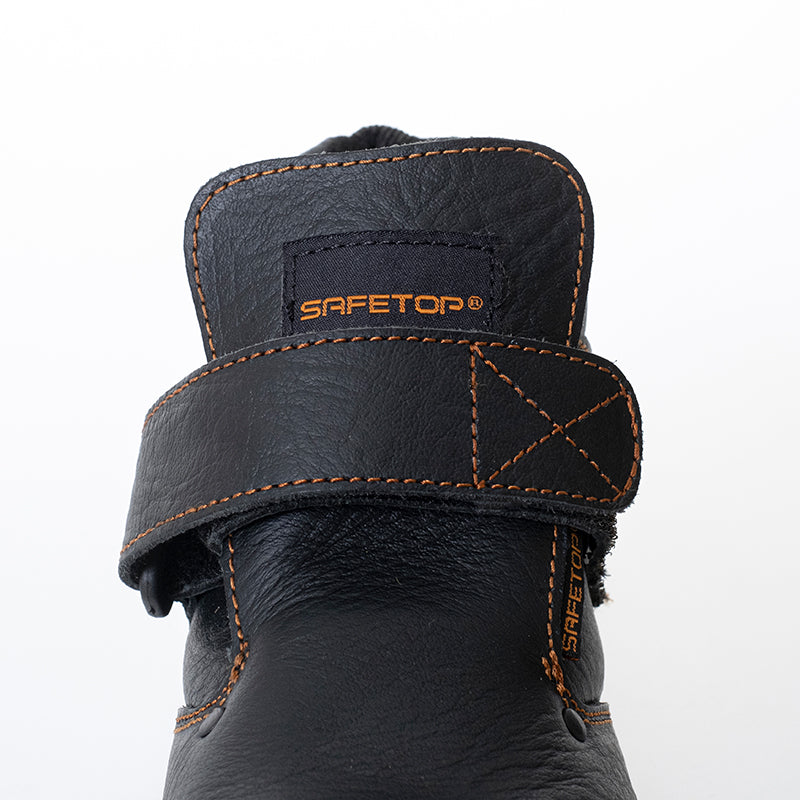 AMIO, bota S3, velcro e cadarços internos soldados