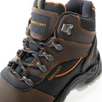 BAMIO, bota S1P em couro bovino marrom