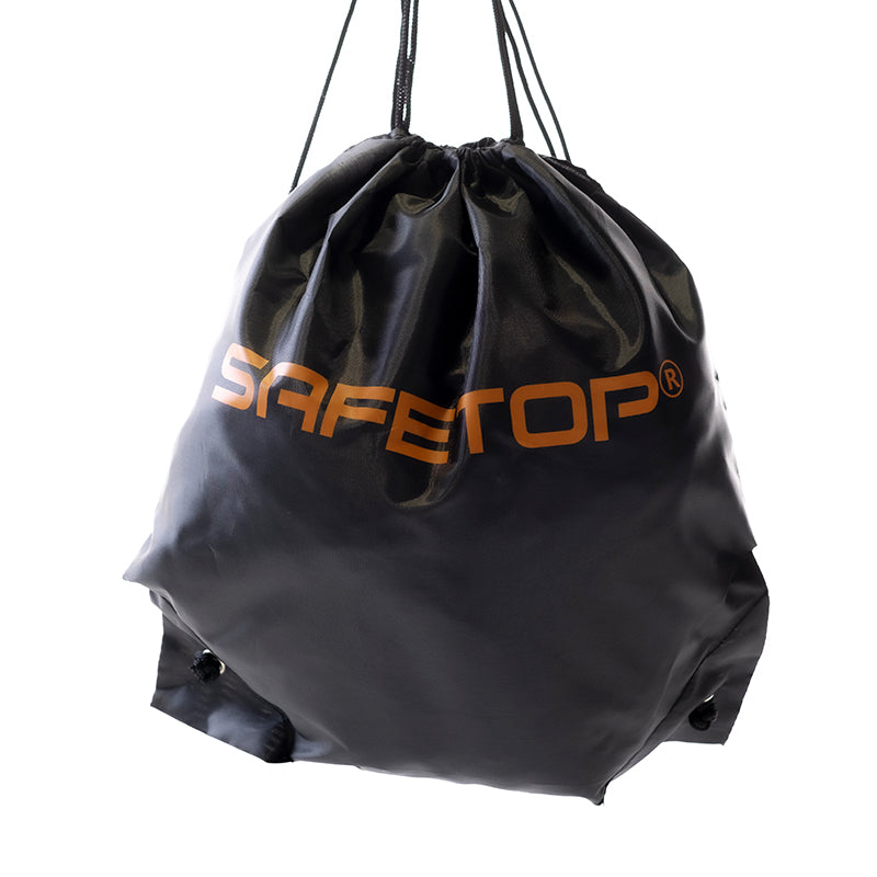 Bolsa de transporte de equipamentos de nylon preta 370 x 320 mm