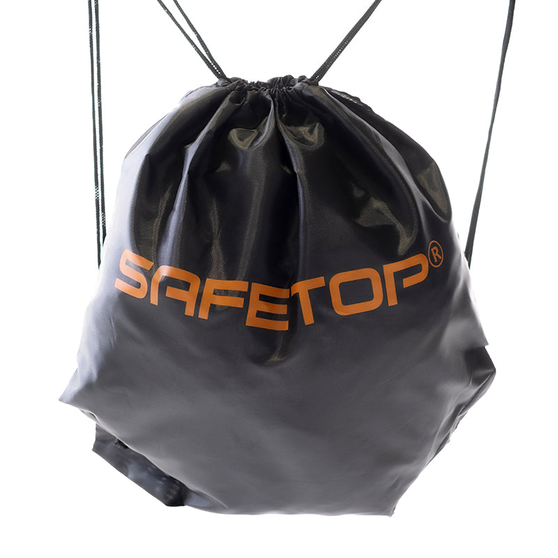 Bolsa de transporte de equipamentos de nylon preta 370 x 320 mm