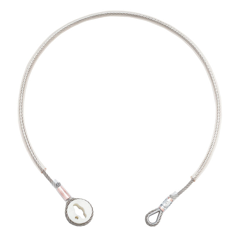 Cabo de aço de 1 m para cabo telescópico, diâmetro de 8 mm