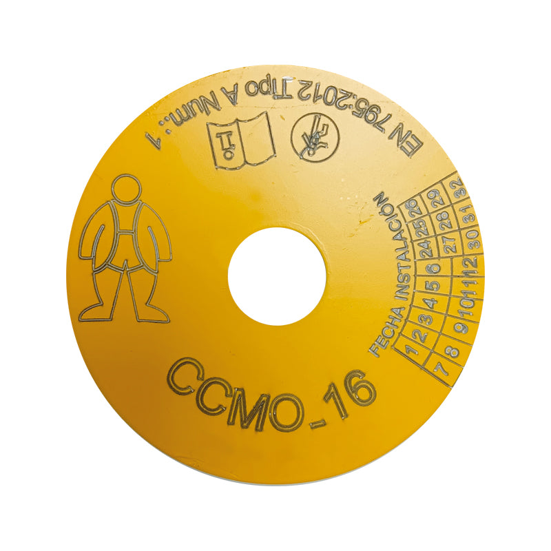 CANCA-P, placa de identificação e/ou inspeção para âncoras 80174 e 80175