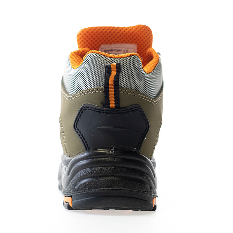 Bota CANCIO, S3 HRO 300ºC em nobuck cáqui