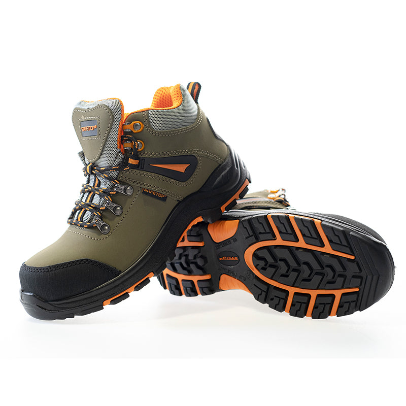 Bota CANCIO, S3 HRO 300ºC em nobuck cáqui