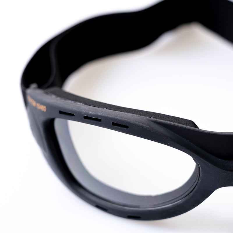 CENCOM, óculos estilo aviador ventilados, ocular transparente 1F (12 Unidades)