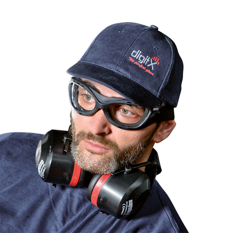 CENCOM, óculos estilo aviador ventilados, ocular transparente 1F (12 Unidades)