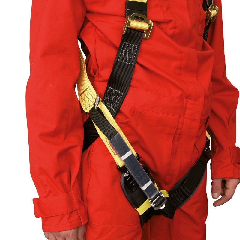 Pedal de arnês, para prevenir traumas de suspensão