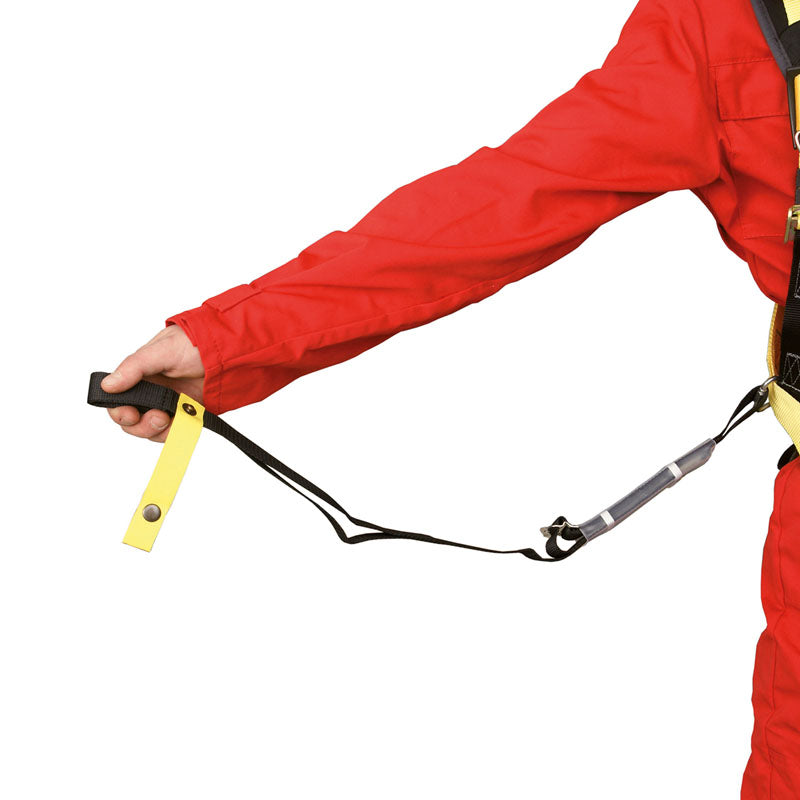 Pedal de arnês, para prevenir traumas de suspensão