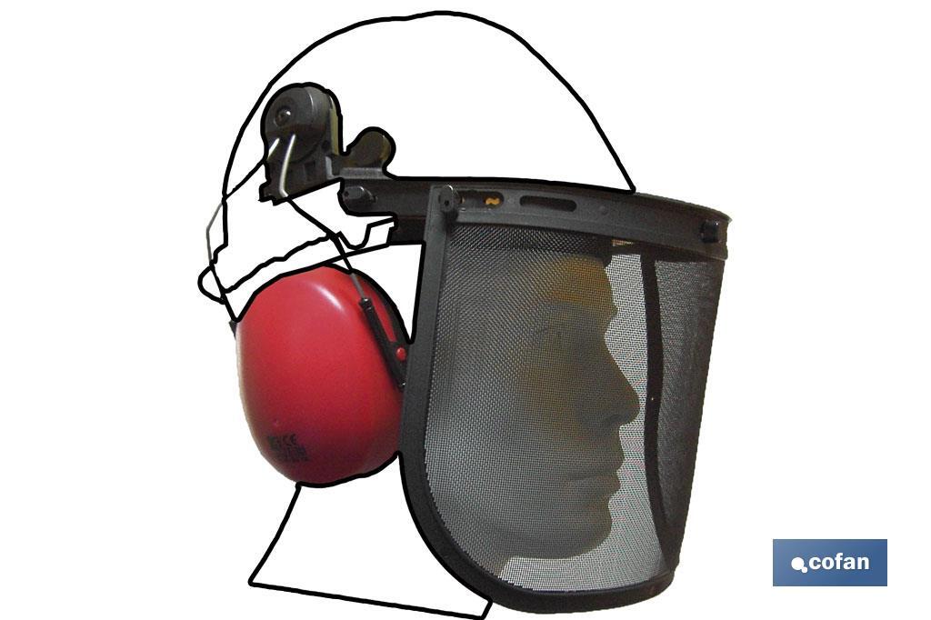 Protetores de ouvido anti-ruído | Para capacete de OBRA | SNR-25.9 dB