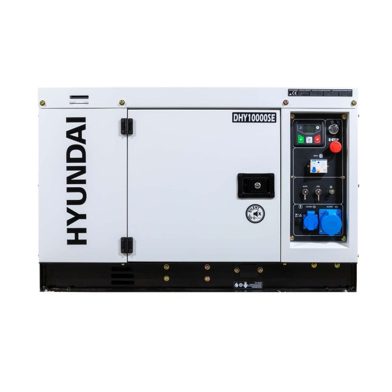 Gerador a diesel insonorizado da série DHY10000SE Pro, 8,5 kW, HYUNDAI (HY-DHY10000SE)