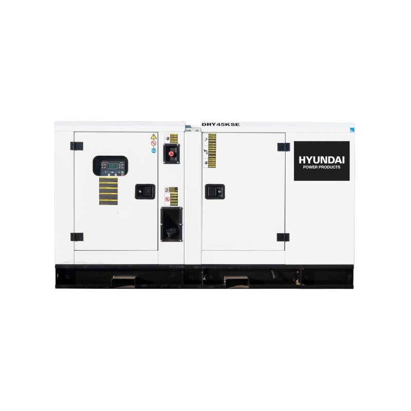 Grupo gerador insonorizado DHY45KSE (trifásico) com potência máxima de 44 kW. (HY-DHY45KSE)