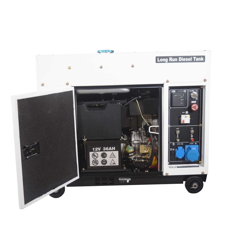 Gerador a diesel DHY6600SE-LRS para instalação solar Hyundai de 5,3 kW (HY-DHY6600SE-LRS)