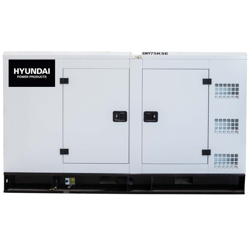 Grupo gerador insonorizado DHY75KSE (trifásico) com potência máxima de 72 kW. (HY-DHY75KSE)