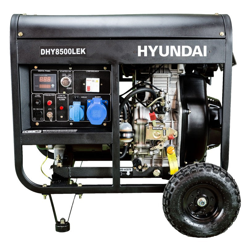 Gerador a diesel DHY8500LEK Pro Series 6,5 kW HYUNDAI (HY-DHY8500LEK)