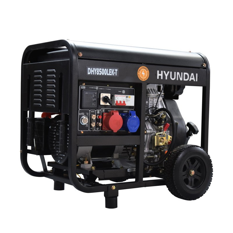 Gerador Diesel Elétrico FullPower DHY8500LEK-T 7,9kVA / 6,0kW HYUNDAI (HY-DHY8500LEK-T)