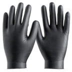 DIAMOND SAFE, luva química de nitrilo preta com revestimento de diamante (50 unidades)