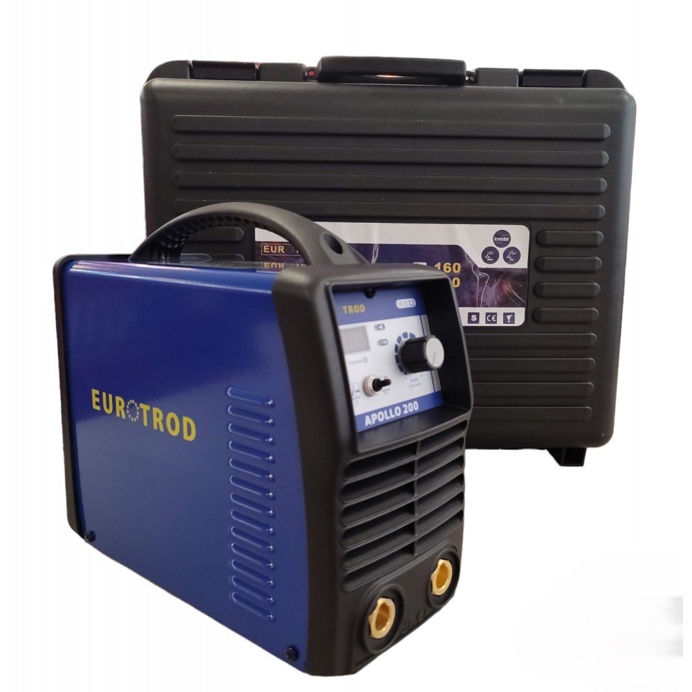 Eurotrod Apollo II 200A – Inverter de Soldar Eletrodo MMA e Lift-TIG