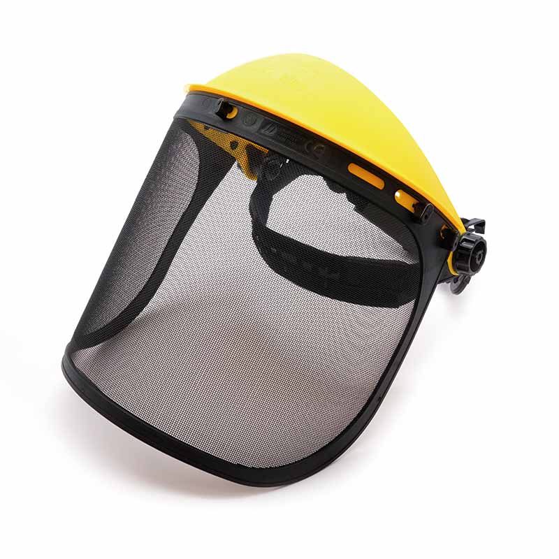 FACY METAL, protetor facial com viseira de malha de aço, 1F