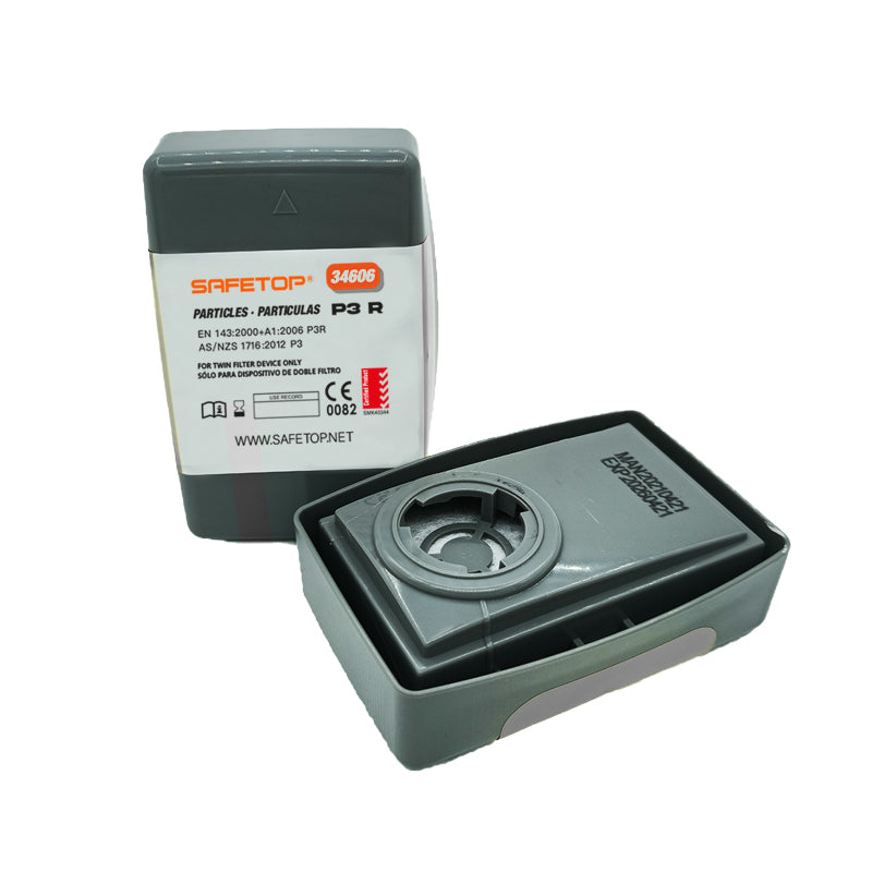 Filtro de carbono P3+, hermético, alta eficiência para 34600-34620-34700 pacote com 2