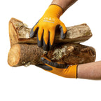 FIT-O-LITE STRINGS, luva de nitrila com listras na palma (12 Pares)