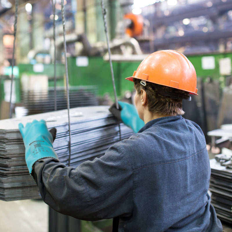 FLEXTRIL, luva de nitrilo de grau alimentício + produto químico + revestimento 100º