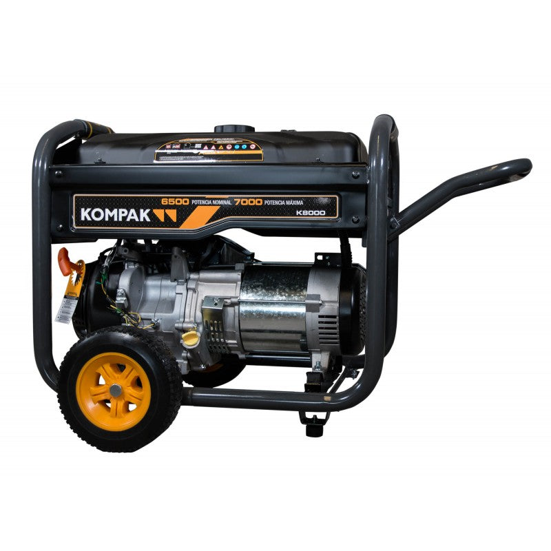 Gerador a gasolina e elétrico K8000 com AVR 7,0 kW KOMPAK (KP-K8000)