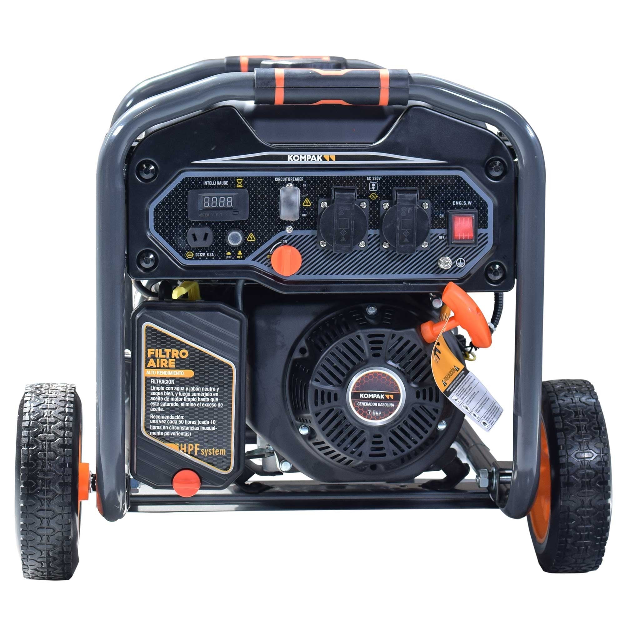 Gerador a gasolina K4000S com AVR KOMPAK 3,3 kW (KP-K4000S)