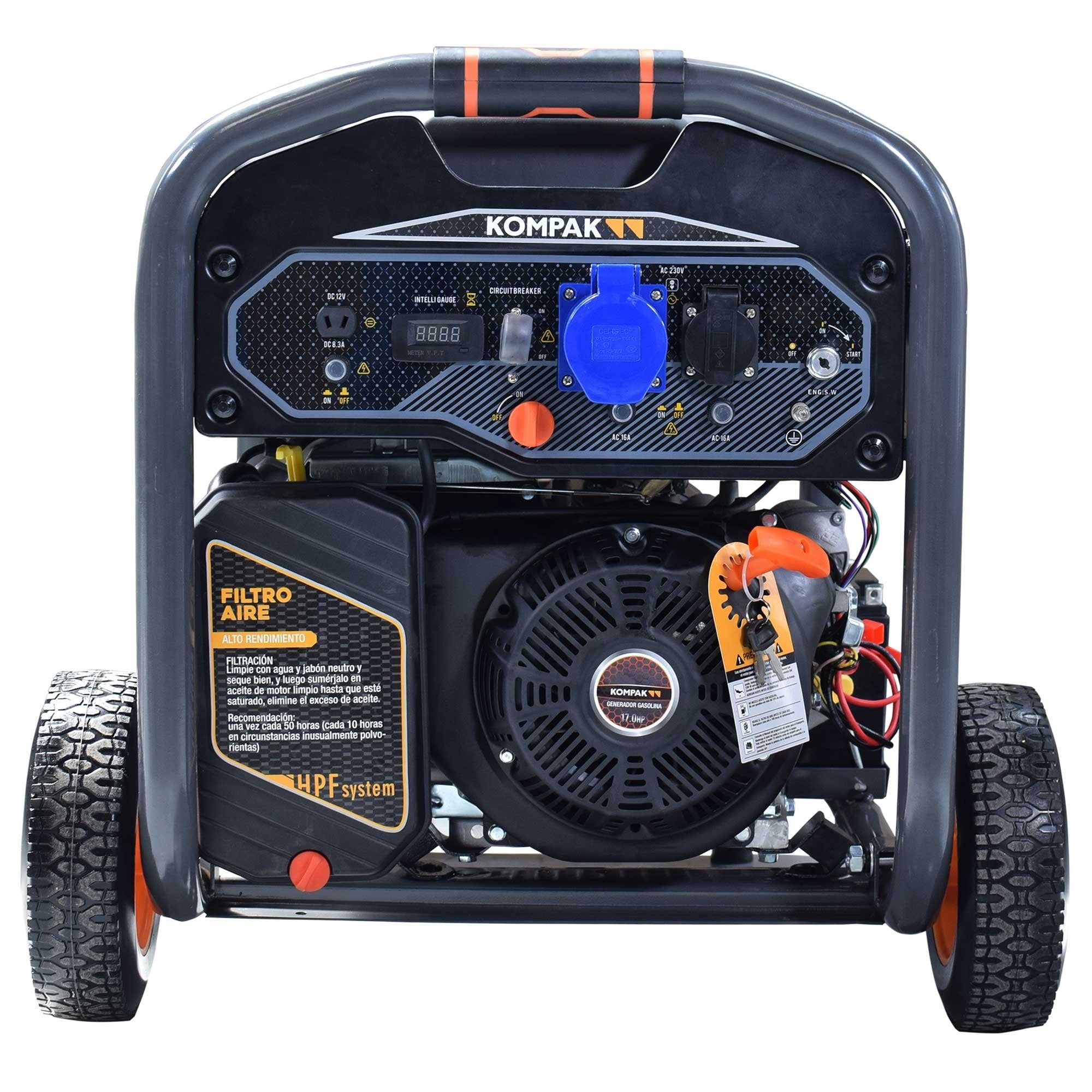 Gerador a gasolina K10000E com AVR KOMPAK 8.0 KW (KP-K10000E)
