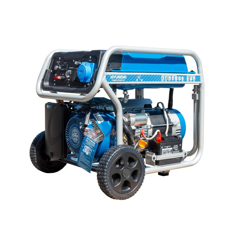 Gerador a gasolina Hyundai Home Series HHY7000FEK de 5,5 kW (HY-HHY7000FEK)