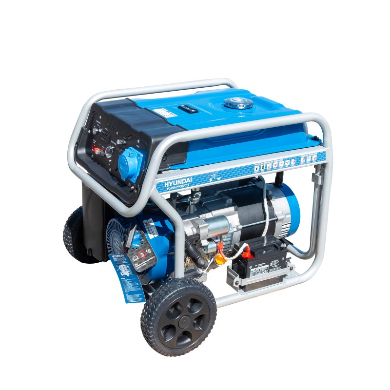 Gerador a gasolina Hyundai Home Series HHY7000FEK de 5,5 kW (HY-HHY7000FEK)