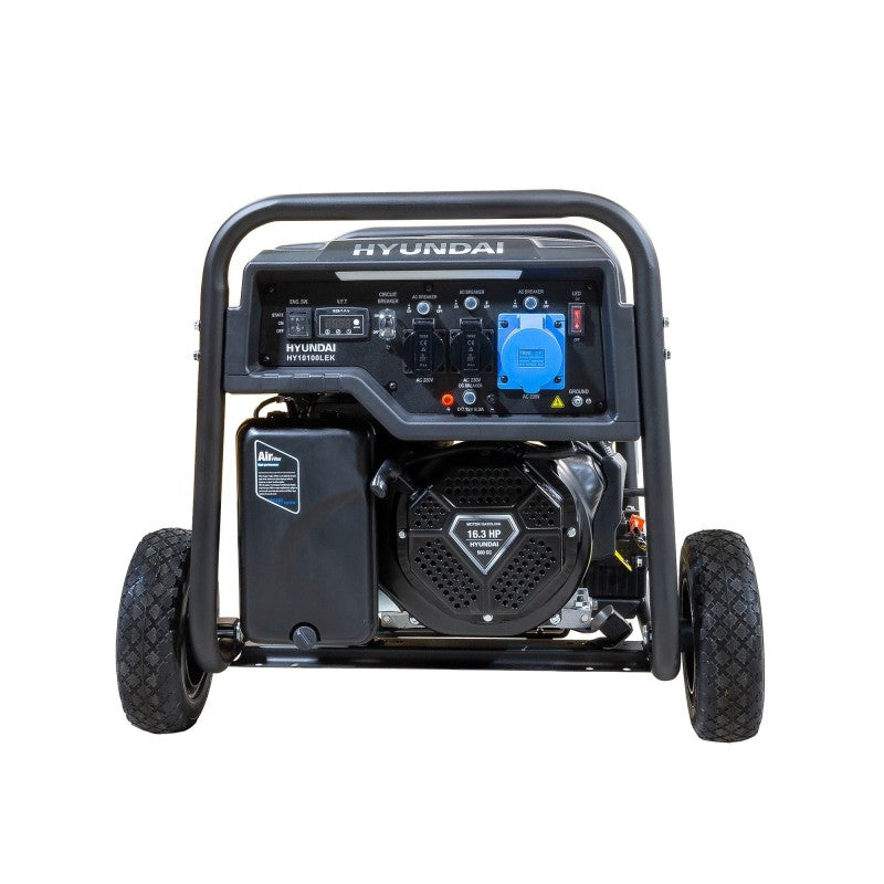 Gerador elétrico a gasolina monofásico HY10100LEK de 8,5 kW (HY-HY10100LEK)