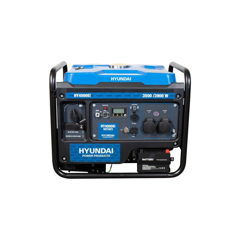 Gerador inversor a gasolina aberto HY4000Ei HYUNDAI de 3,9 kW (HY-HY4000Ei)