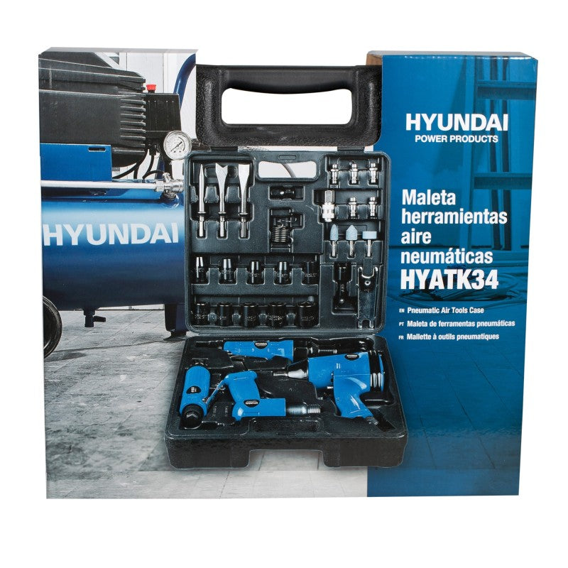 Estojo para ferramentas pneumáticas HYUNDAI HYATK34 (HY-HYATK34)