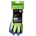 HYDROFOAM, Luva de Látex Impermeável, Palma Texturizada (12 pares)