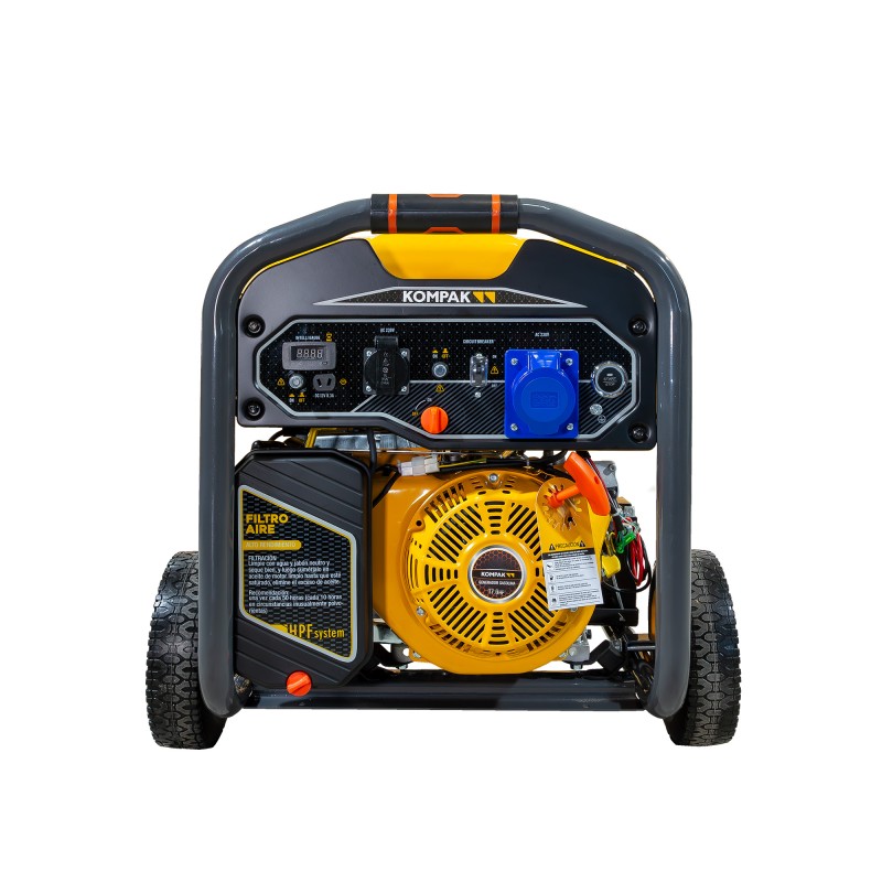 Gerador a gasolina monofásico KP-K9000E-STRONG de 8 kW (KP-K9000E-STRONG)