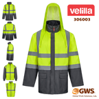 Parka 4 em 1 Bicolor Alta Visibilidade Velilla 306003