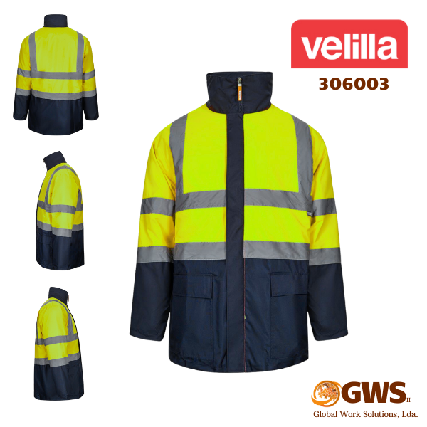 Parka 4 em 1 Bicolor Alta Visibilidade Velilla 306003