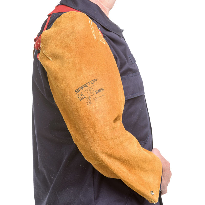 Mangas de couro da melhor qualidade com alças cruzadas