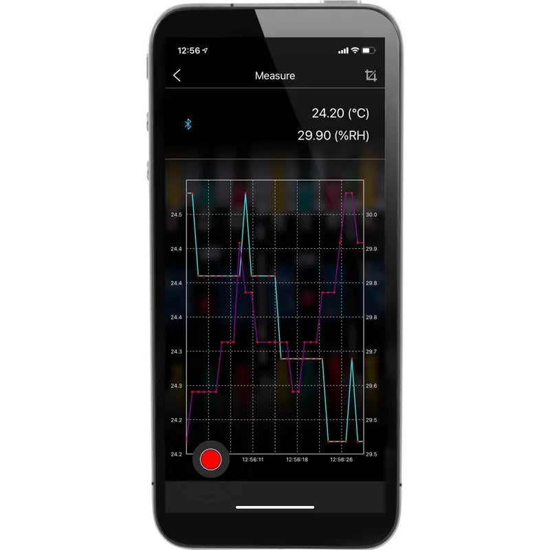 Termo-higrómetro PCE-555BT