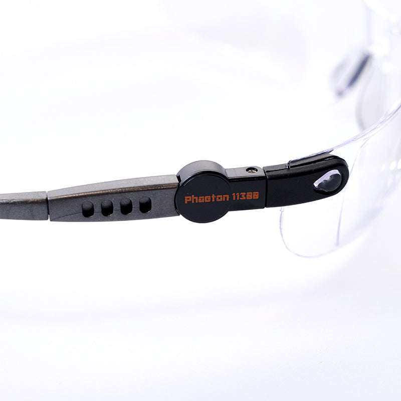 Óculos antiembaçantes transparentes universais, 1F (12 Unidades)