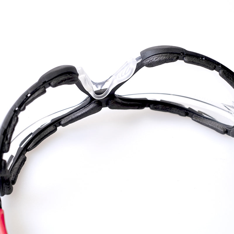 PRAETORIUS Clara, Óculos de Proteção PC, Alça Removível, Vedação Facial (12 Unidades)