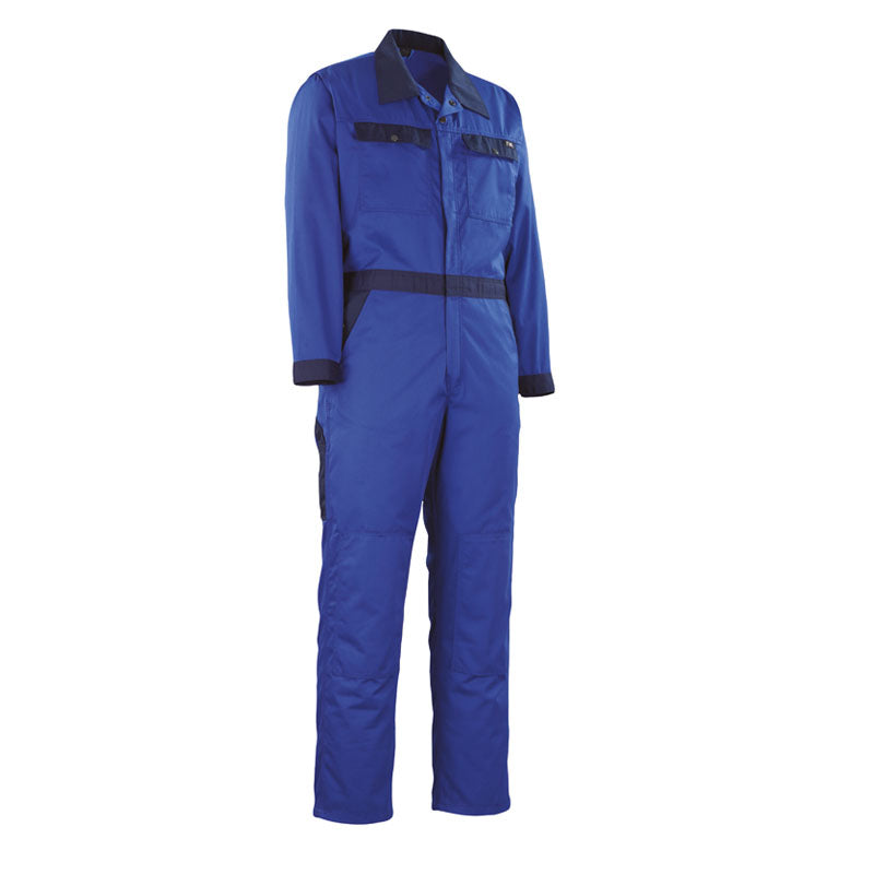 RANDIN, macacão de polialgodão cinza-preto ou azul-marinho DESCAT