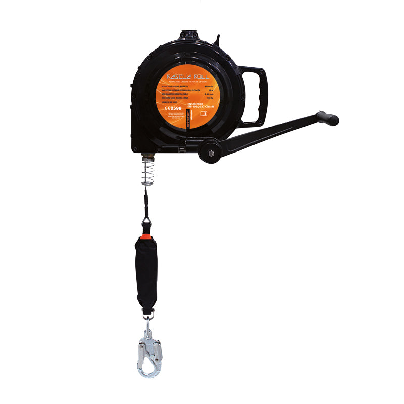 RESCUE-ROLL, guincho de cabo de 25 m para tripés