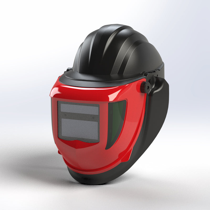 SHOCK-SHELL, escudo de soldagem automático com capacete